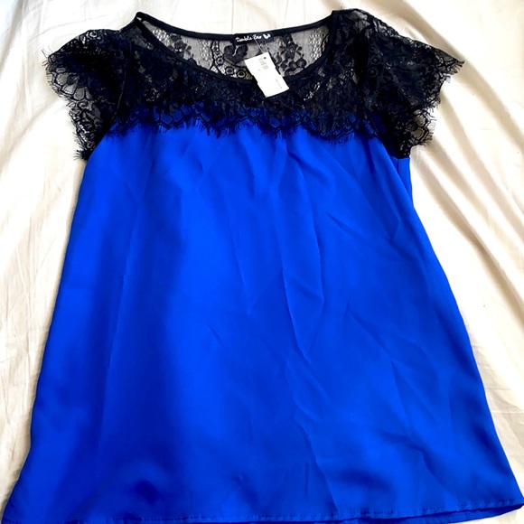 Double Zero Tops - 💥CLEARANCE💥Royal blue dressy top by Double Zero